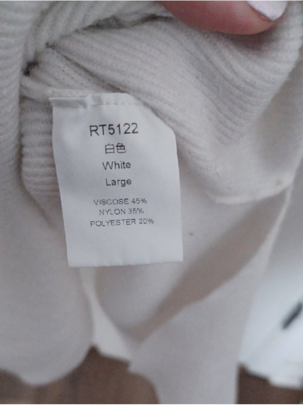 × Elegant Off White Wrap-Style Women's Dress Size Large - Picture 7 of 14